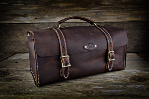 Business Photography - Leather Travel Bag